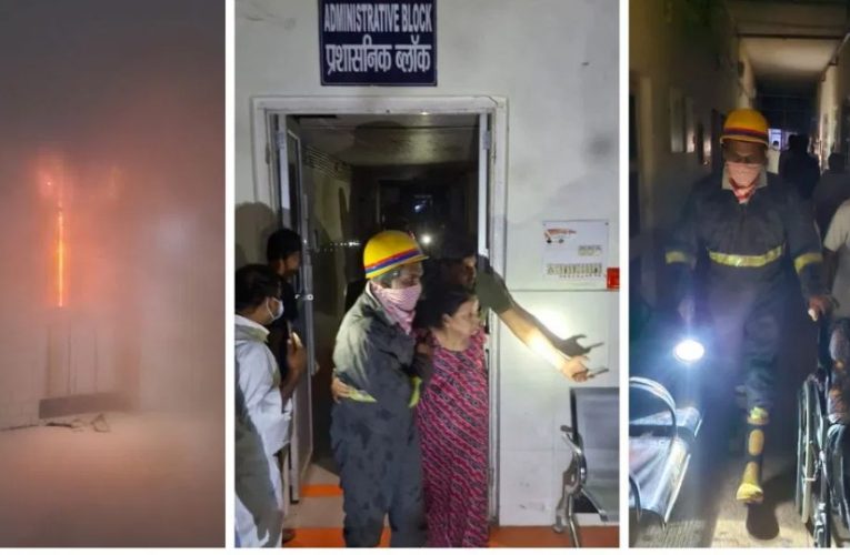 उत्तर रेलवे अस्पताल, लखनऊ में आग: 22 मरीजों को सुरक्षित निकाला गया