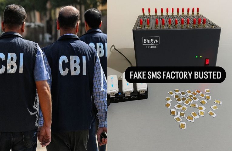फर्जी SMS फैक्ट्री का भंडाफोड़: CBI की बड़ी कार्रवाई, तीन आरोपी गिरफ्तार
